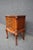 Mahogany two drawer nightstand with carved detailing and shaped front. Features carved corner accents, decorative apron,...