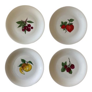 Vintage Seltmann Widen Fruit Plates - Set of 4 For Sale