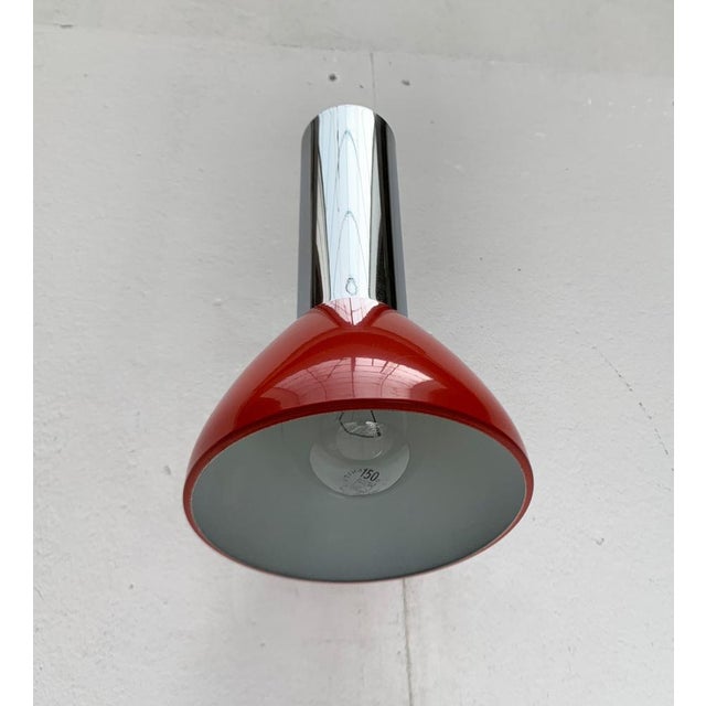 Mid-Century Modern German Space Age Wall Lamp from Hustadt Leuchten, 1960s For Sale - Image 11 of 18