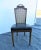 Traditional Mid 20th Century Regency Faux Bamboo Caned Side Chair For Sale - Image 3 of 6