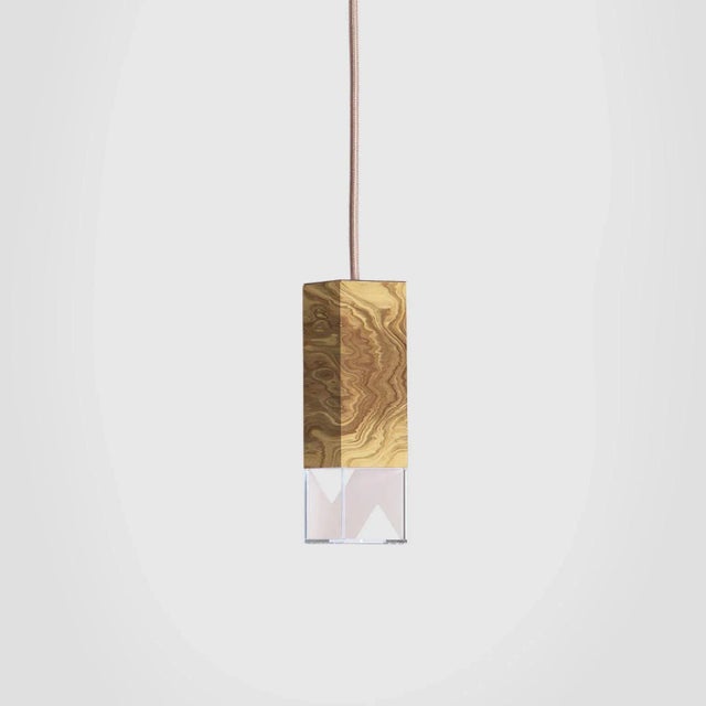 Contemporary Lamp One Wood 01 by Formaminima For Sale - Image 3 of 7