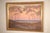 Impressionist coastal sunset painting by William Dorsey (1942-2019). Oil on canvas. Frame dimensions, height 42" width...