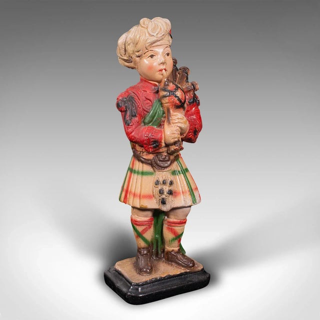 1900s Antique Victorian Scottish Decorative Piper Figure For Sale - Image 13 of 13