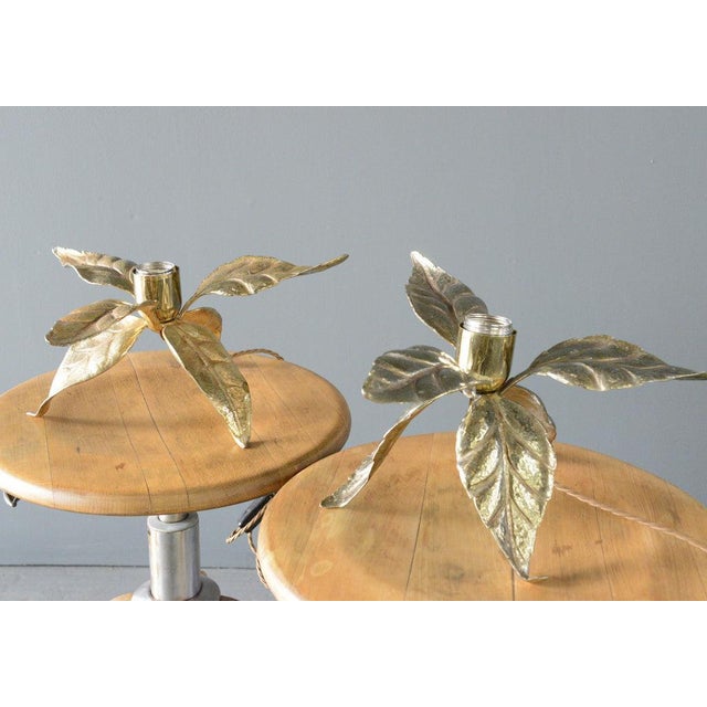 Gold Hollywood Regency Table Lamps from Massive, 1970s, Set of 2 For Sale - Image 8 of 9