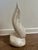 Large Ceramic swirl-like piece. White with an iridescent type finish. A fabulous piece!