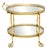 Vintage French Brass Drinks Trolley, 1960 For Sale