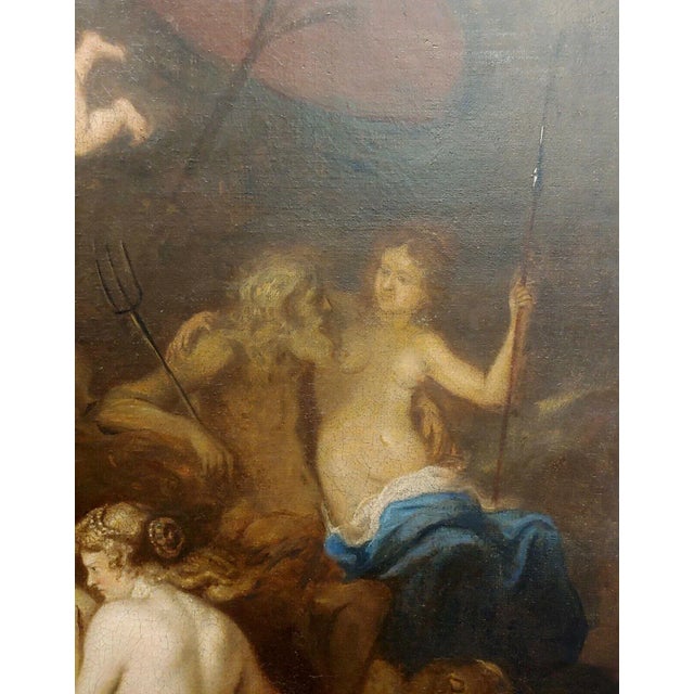 English 17th/18th Century Flemish Old Master - Hero Mourns the Dead Leander -Oil Painting For Sale - Image 3 of 11