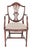 1920s Regency Revival Shield Back Dining Chairs in Mahogany, 1920s, Set of 8 For Sale - Image 5 of 7