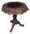 Antique Carved Tea Table, Burmese, Teak, Octagonal, Lamp, Side, Victorian, 1860 For Sale