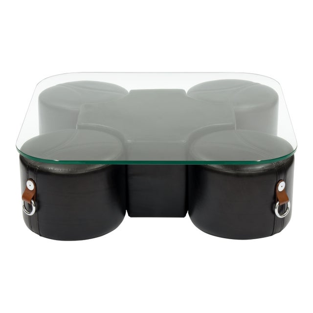 Vintage Italian Modern Coffee Table With Stools by Guido Faleschini for Mariani For Sale