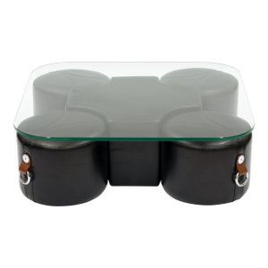 Vintage Italian Modern Coffee Table With Stools by Guido Faleschini for Mariani