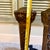 Antique Cast Iron Burnished Andirons by Ohio F & M Co. 1920s For Sale - Image 11 of 14