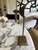 Brass Vintage Large Scale Architectural Brass Freestanding Hand Towel Ring Holder For Sale - Image 8 of 11