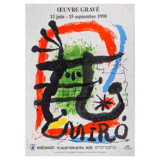 Joan Miro, Expo 81: Musee d'Albi, Original Lithographic Poster, 1981 For Sale