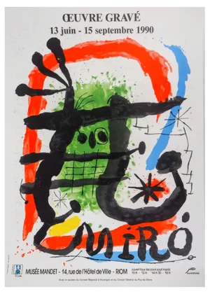 Joan Miro, Expo 81: Musee d'Albi, Original Lithographic Poster, 1981