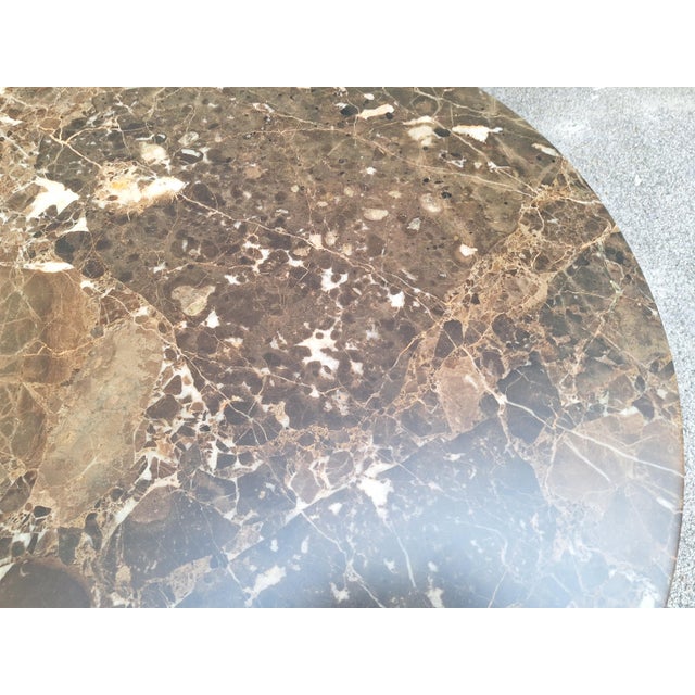 Attico Model Coffee Table in Metal and Brass with Brown Marble Top by Nicola Gallizia for Molteni & C., 1990s For Sale - Image 6 of 18