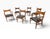 Mid-Century Modern Mid-Century Modern Lane Tuxedo Walnut Dining Chairs - Set of 6 For Sale - Image 3 of 9