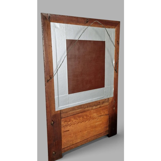 Antique Inlaid Wall Mirror with Case, 1890s For Sale - Image 12 of 18