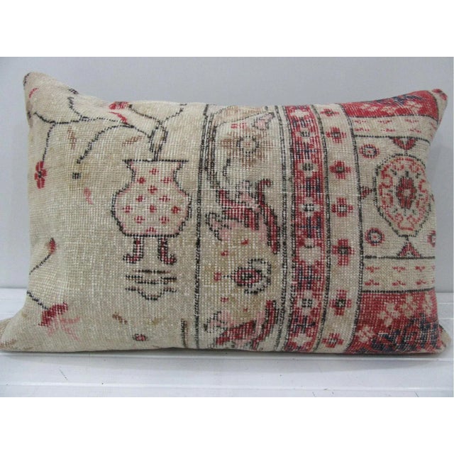 Handmade Turkish Kilim Pillow Cover For Sale - Image 4 of 4