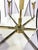 Brass and Purple Acrylic Glass Chandelier in the style of Stilux Milano, 1960s For Sale - Image 11 of 14