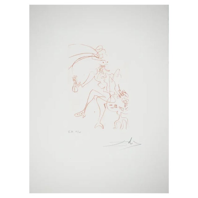 Salvador Dali, Merchant of Venice, Original Engraving For Sale