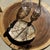 Coffee Table in Suar Wood with Central Pedestal Base and Spheres For Sale - Image 6 of 13