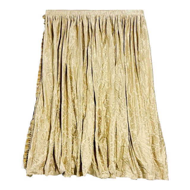 Single Cream Curtain on Valance, Window Treatment, Drapery For Sale