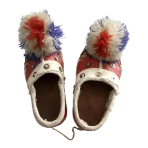 Antique Children's Greek Tsarouchi Shoes
