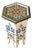 Moroccan Hand Painted Wooden Side Table For Sale