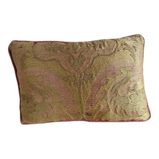 Pillow W/ Vintage Fabric For Sale