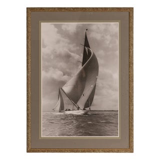Beken of Cowes, Racing Yacht, Velsheda, 1934, Photographic Print, Framed For Sale