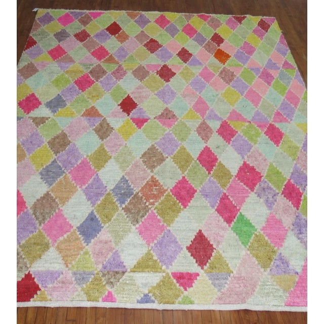 Late 20th Century Late 20th Century Vintage Inspired Tulu Rug, 9'7'' X 13'3'' For Sale - Image 5 of 11