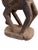 1960s Lg Old African Dogon Hand Carved Wood Horseman Mali 30" H For Sale - Image 5 of 8