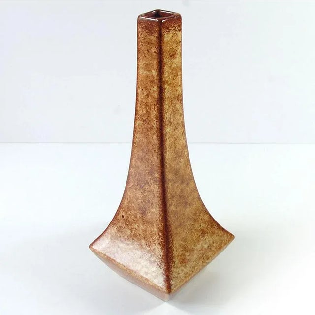 Ceramic Italian Ceramic Vase by Roberto Rigon for Bertoncello, 1960s For Sale - Image 7 of 9