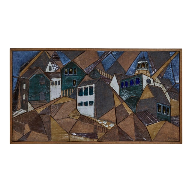 Frank Matranga Mosaic Tile Cityscape Wall Art For Sale