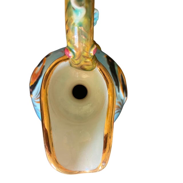 Ceramic Cerdazur Monaco Small Soliflore Vase Ewer Pitcher 1960 For Sale - Image 7 of 10