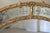 1970s Vintage Hollywood Regency Gold Gilt Oval Mirror W / Etched Floral Bevel Glass Border, Leaf & Acorn Ornate Frame- 50" For Sale - Image 5 of 18