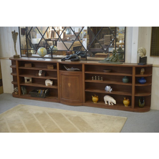English Wooden Bookcase, 1900 For Sale - Image 4 of 14