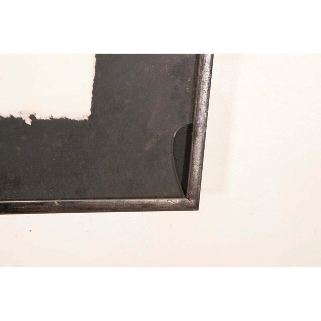 A retro op art silkscreen print on paper titled "Procession" by Michigan artist Max Shaye. Hand signed in pencil on the...