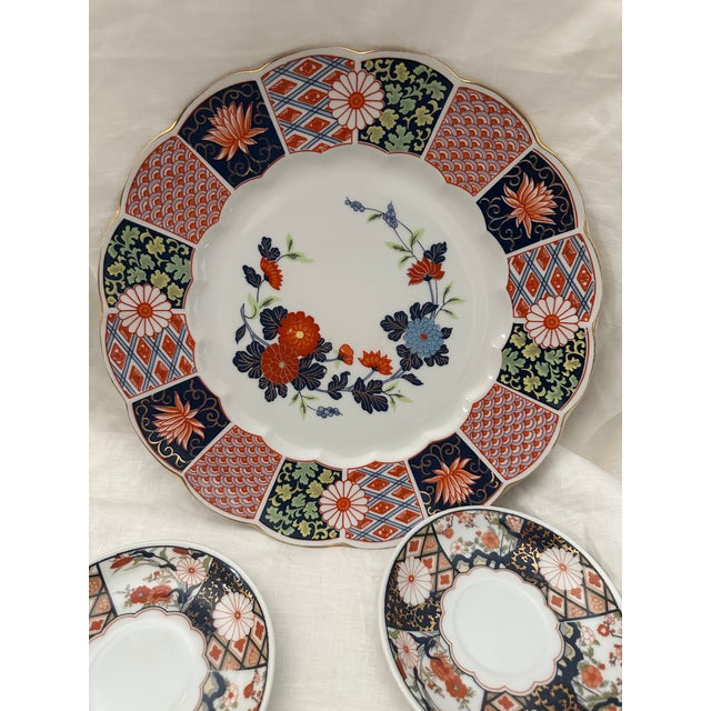 Chinoiserie Royal Crown Derby 6 Piece Dish Set For Sale - Image 3 of 8
