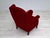 Vintage Mahogany & Wool Armchair, 1950s For Sale - Image 9 of 17