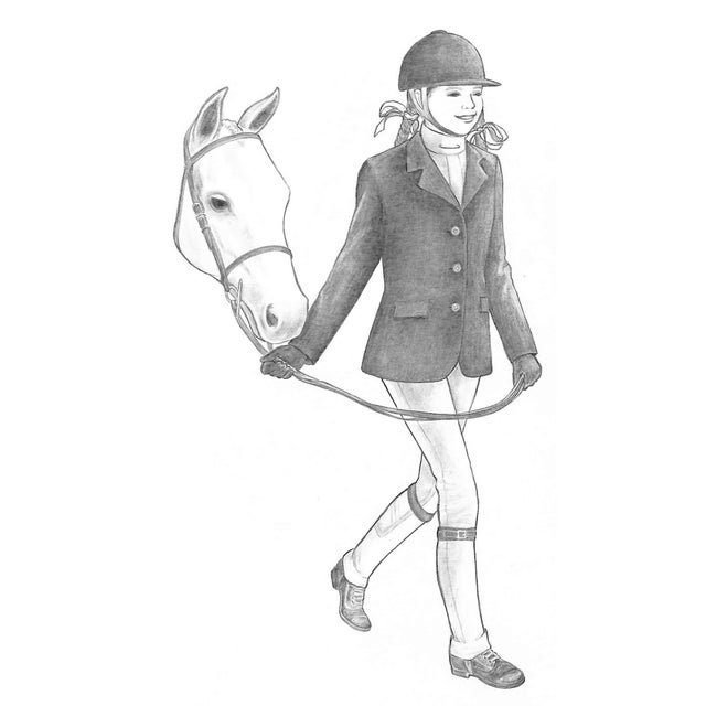 Art Sz: 12"H x 9"W Provenance: Gillian Dupont's The Old Habit Tack Shop Marshall, VA