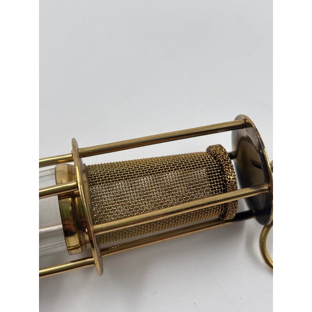 Small West German Miners Lamp in Brass, 1940s For Sale - Image 11 of 13