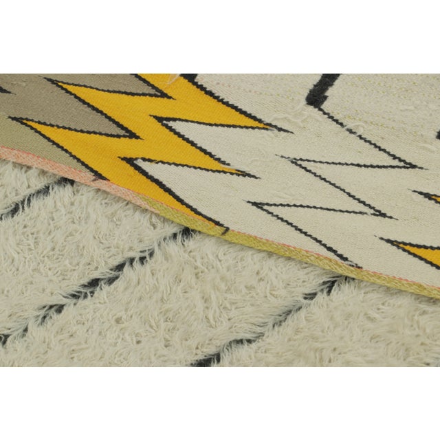 Rug & Kilim Vintage Scandinavian Style Berber-Inspired Wool Rug, 1940 by Rug & Kilim For Sale - Image 4 of 9