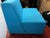 Textile Steelcase Turnstone Campfire Big Lounge Loveseat Sofa in Turquoise For Sale - Image 7 of 9