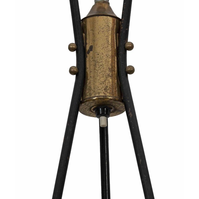 Vintage Red Floor Lamp attributed to Vistosi, Italy, 1960s For Sale - Image 3 of 6