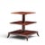 Contemporary Thomas Pheasant Contemporary American Three Tiered Mahogany End Table For Sale - Image 3 of 8