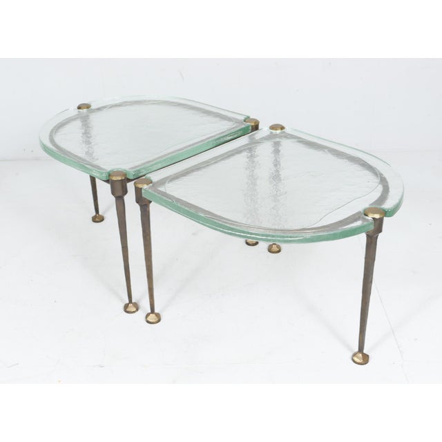 Vintage German Brutalist Coffee Tables by Lothar Klute, 1980s, Set of 2 For Sale - Image 10 of 15