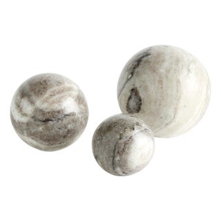 Jaqueline Marble Orbs St/3 For Sale