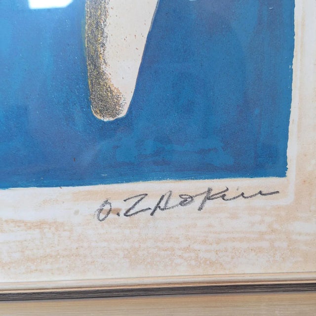 Zadkine Ossip, The Two Ossips, 1963, Lithograph, Framed For Sale - Image 4 of 8